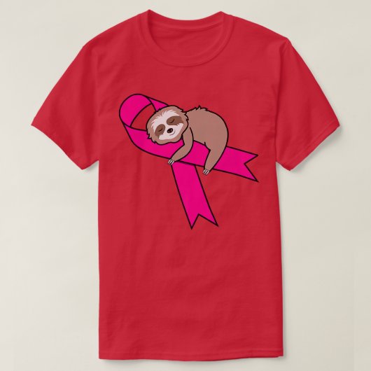 Sleuf roze lintlintaander zorgt ervoor dat u zich  t-shirt (Design voorkant)