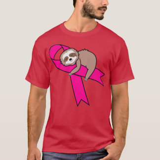 Sleuf roze lintlintaander zorgt ervoor dat u zich  t-shirt