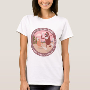 Sleuf RUNNING Team Funny Runners Graphics Gift T-shirt