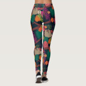 Sleuf - Slaap het trage patroon Leggings (Achterkant)