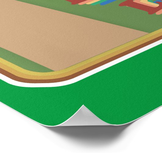 Sleuf Slow Down Slow Fun Motto Poster (Hoek)