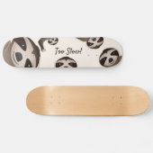 Sleuf te traag toan Animal Illustration skateboard (Horizontaal)