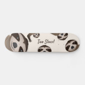 Sleuf te traag toan Animal Illustration skateboard (Horizontaal)