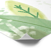 Sleuf tweedaagse verjaardag Partij in Blauw Welkom Poster (Hoek)