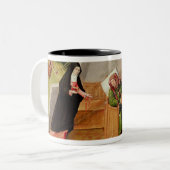 Sleuf Tweekleurige Koffiemok (Voorkant links)