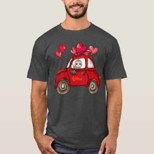 Sleuf Valentijnsdag auto Love Ballon Sloth V T-shirt