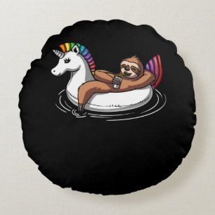 Sleuf-verbindingspool Unicorn Float Rond Kussen
