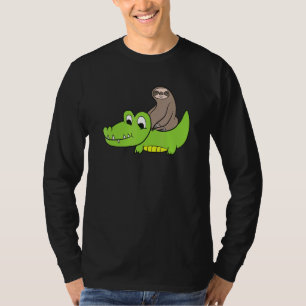 Sleuf voor alligator Kinder Krokodille-alligator T-shirt