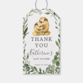 Sleuf voor Baby shower voor Sleuf Cadeaulabel (Voorkant)