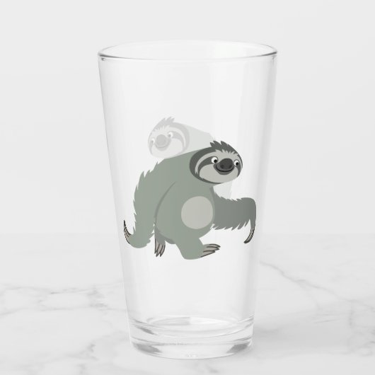 Sleuf voor Cartoon in snel tempo Glas (Achterkant)