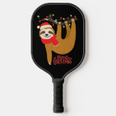 Sleuf voor feestelijke feestdagen met feestelijke  pickleball paddle (Voorkant)
