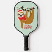Sleuf voor feestelijke feestdagen met feestelijke  pickleball paddle (Voorkant)