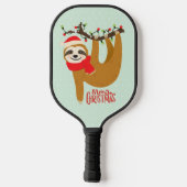 Sleuf voor feestelijke feestdagen met feestelijke  pickleball paddle (Achterkant)