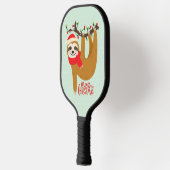 Sleuf voor feestelijke feestdagen met feestelijke  pickleball paddle (Links)