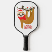 Sleuf voor feestelijke feestdagen met feestelijke pickleball paddle (Achterkant)