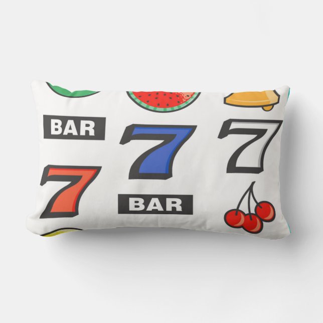 Sleuf voor gamesleuf Lumbar Pillow Kussen (Voorkant)
