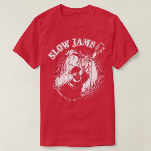 Sleuf voor gitaarsleuf trage jam cadeau t-shirt (Design voorkant)