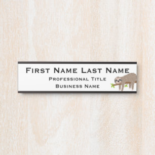 Sleuf voor Kantoor deur Deurbordje