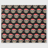 Sleuf voor kerstfeestdagen met prettige feestdagen cadeaupapier (Vlak)