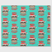 Sleuf voor kerstfeestjes met fijne kerst, fragment cadeaupapier (Vlak)