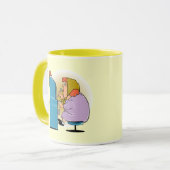 Sleuf voor machine-sleuven - Afspelen om te winnen Mok (Voorkant links)