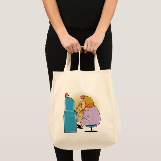 Sleuf voor machine-sleuven - Afspelen om te winnen Tote Bag (Voorkant (product))
