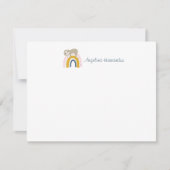 Sleuf voor regenboogstralen notitiekaartje (Voorkant)