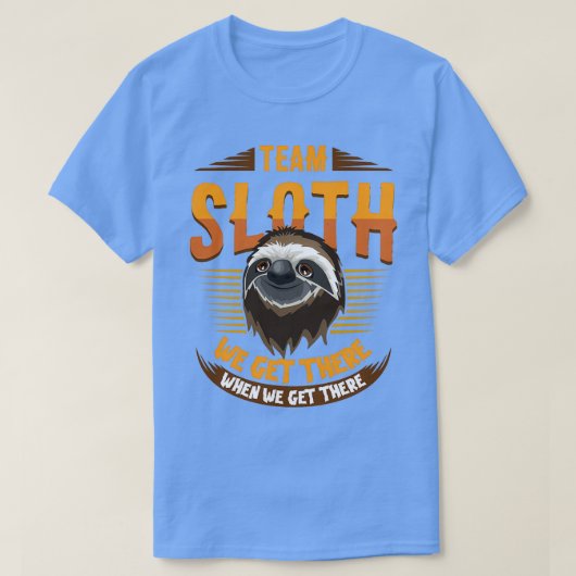 Sleuf voor trage runners die teams uitvoeren t-shirt (Design voorkant)
