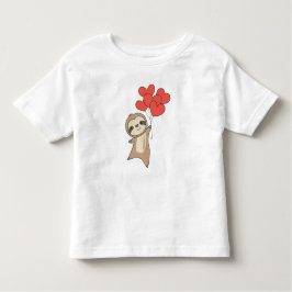 Sleuf voor Valentijnsdag kalveren met hart Kinder Shirts