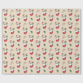 Sleuf voor winterwinterdieren Sleuf voor kerstmis Cadeaupapier (Vlak)