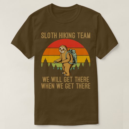 Sleuf-wandelteam dat we zullen bereiken als we de t-shirt (Design voorkant)