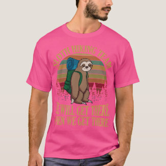 Sleuf-wandelteam dat we zullen bereiken als we de t-shirt