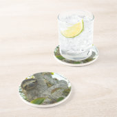 Sleuf Zandsteen Onderzetter (Zijkant)