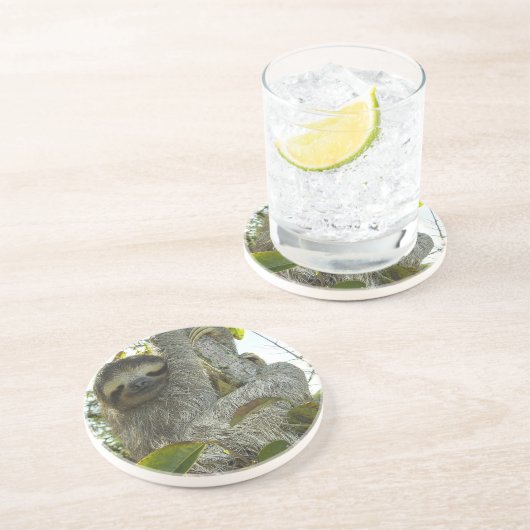 Sleuf Zandsteen Onderzetter (Zijkant)