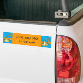 Sleuf - Zeg gewoon nee Bumpersticker (Op Truck)