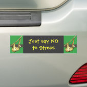 Sleuf - Zeg gewoon nee Bumpersticker (Op auto)