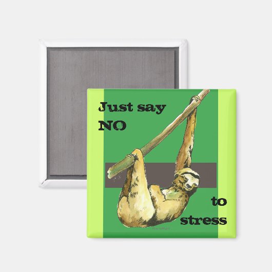 Sleuf - Zeg gewoon nee Magneet (Voorkant / Achterkant)