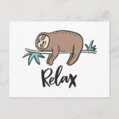 Sleuf zegt: Ontspan Briefkaart (Voorkant)