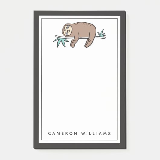 Sleuf zegt: Ontspan Post-it® Notes (Voorkant)