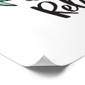 Sleuf zegt: Ontspan Poster (Hoek)