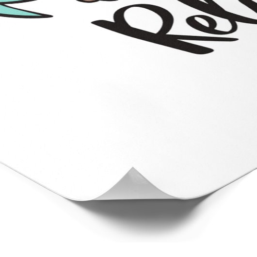 Sleuf zegt: Ontspan Poster (Hoek)