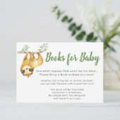 Sleufboeken voor Baby-kaart Informatiekaartje (Staand voorkant)