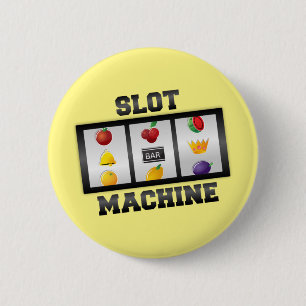 Sleufelautomaat--veel succes! ronde button 5,7 cm