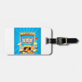 Sleufmachine Bagagelabel (Voorkant horizontaal)