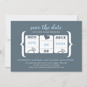 Sleufmachine Bewaar de Datum - Trouwen Save The Date