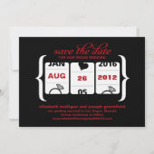 Sleufmachine Bewaar de Datum - Trouwen Save The Date (Voorkant)