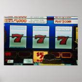 Sleufmachine in een casino poster (Voorkant)