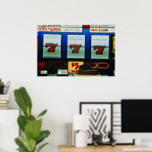 Sleufmachine in een casino poster (Thuiskantoor)