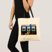 Sleufmachine in een casino tote bag (Voorkant (product))