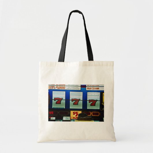 Sleufmachine in een casino tote bag (Voorkant)